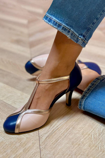 Valoria™ | Escarpins à bride en T, bout rond, colorés et confortables