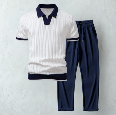 Vellaro - Chemise cubaine à manche courtes et pantalon en lin