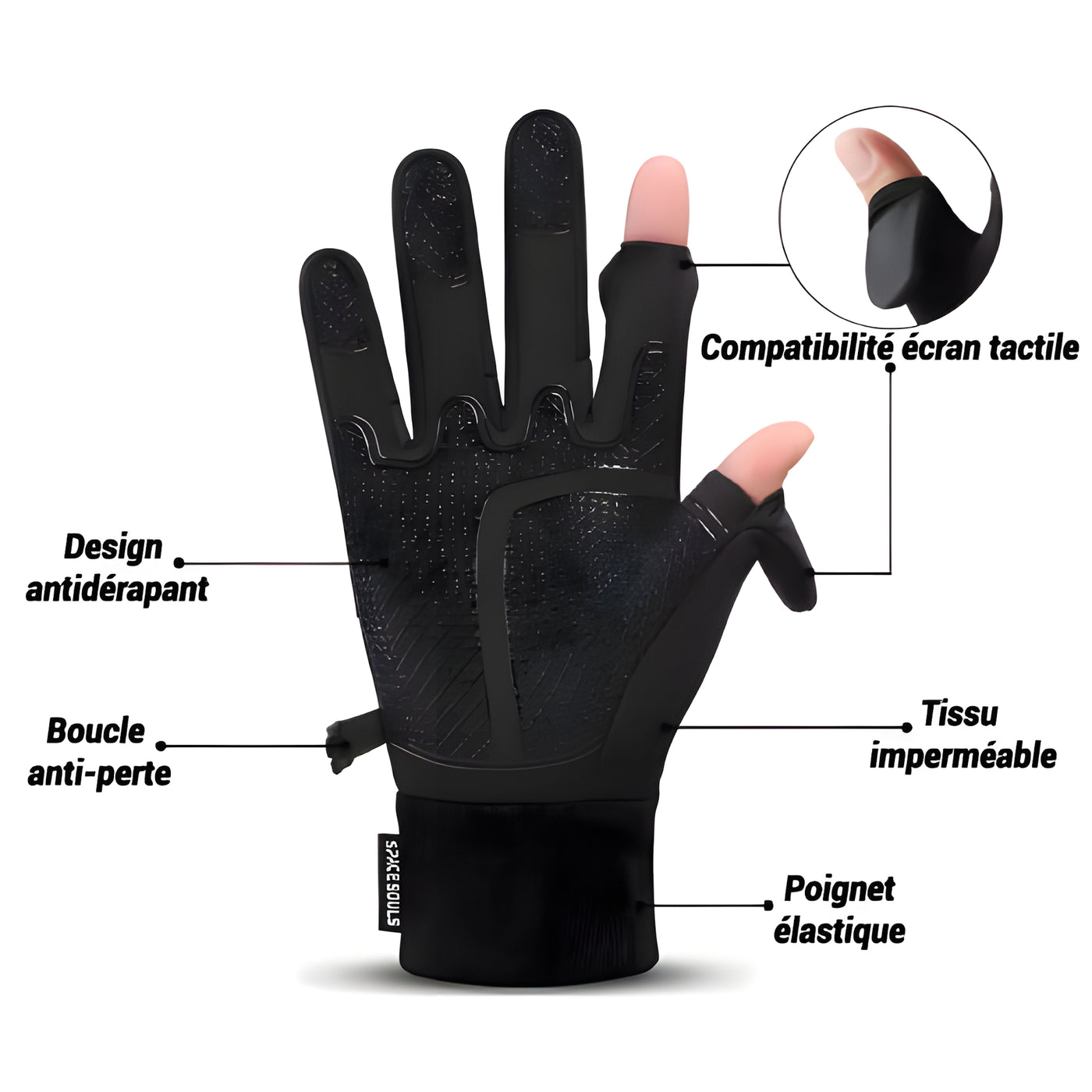 TechGrip™ - Gants Multifonctions