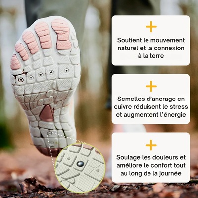 NaturaStep™ |  semelle ultralégère et flexible