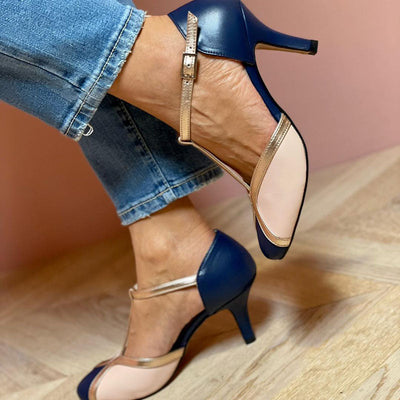 Valoria™ | Escarpins à bride en T, bout rond, colorés et confortables