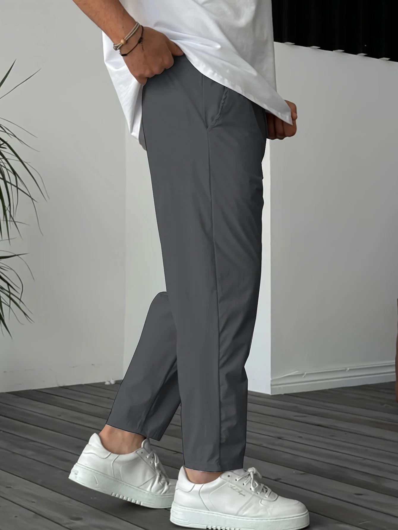 Elansio™ - Pantalon fuselé essentiel à cordon
