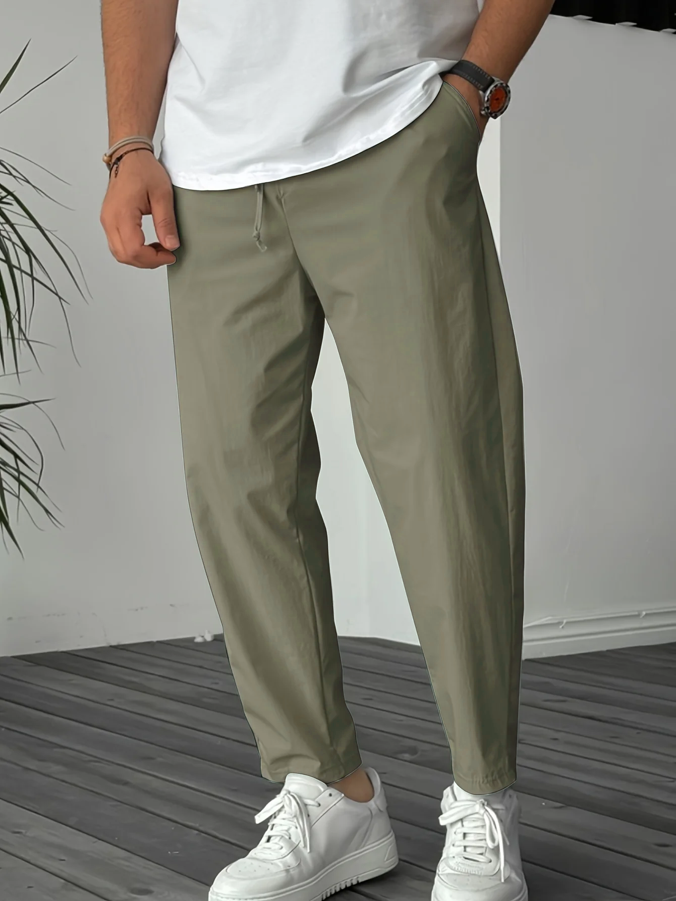 Elansio™ - Pantalon fuselé essentiel à cordon