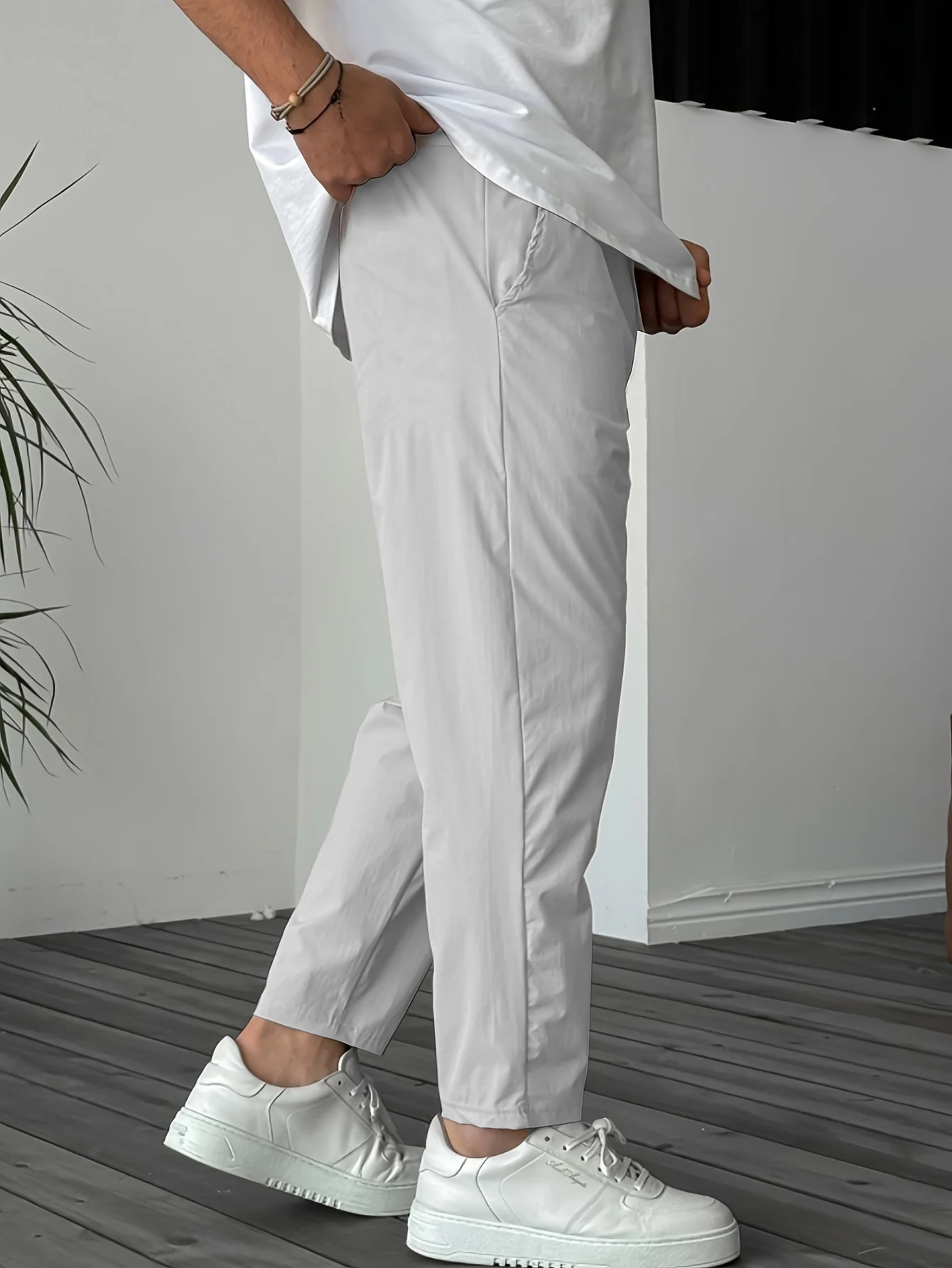 Elansio™ - Pantalon fuselé essentiel à cordon