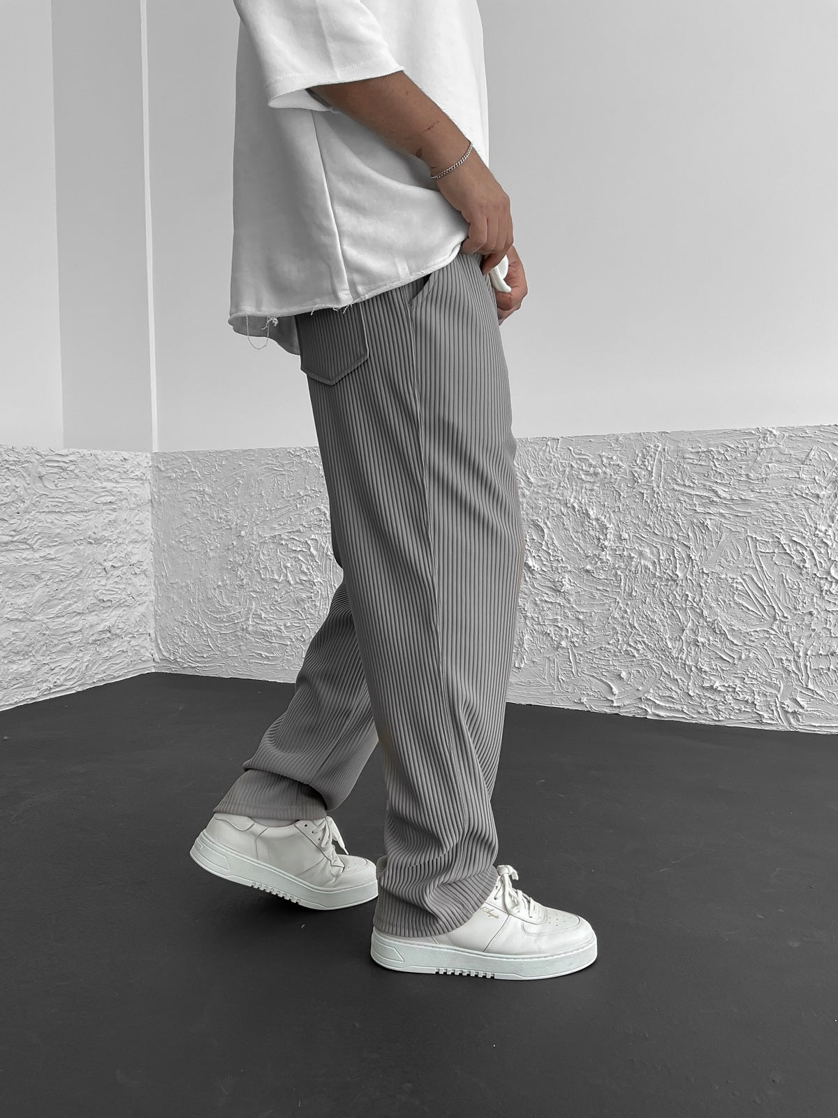 Elancio™ Ribbé – Confort Côtelé & Élégance Décontractée
