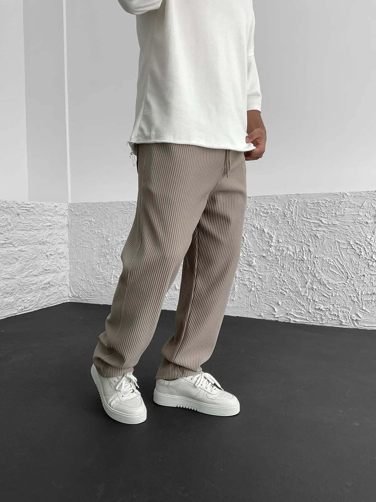 Elancio™ Ribbé – Confort Côtelé & Élégance Décontractée