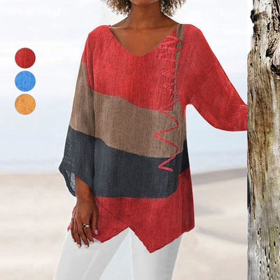 Vellaro™ | Tunique artistique à col V – Créative, légère et stylée        Demander à ChatGPT