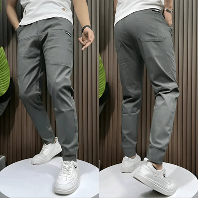 LORENZI™ PARIS – PANTALON CARGO STRETCH
